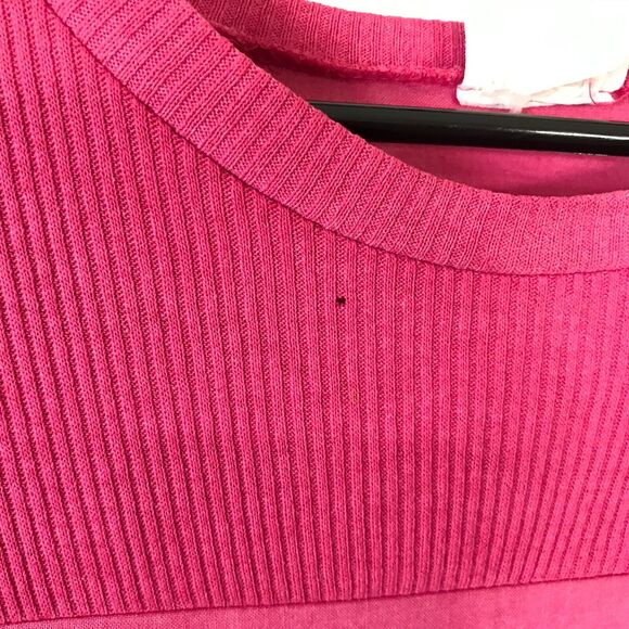 Vintage 80s Pro Spirit Shirt Size M/L Pink Long Sleeve Cotton Blend Logo - Picture 4 of 10